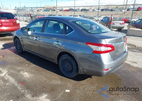 2015 Nissan Sentra S из США, поврежденный, VIN 3N1AB7AP7FY261985
